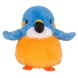 LEAN Toys Pluszowa Maskotka Przytulanka Ptak Niebiesko Pomarańczowy 12cm