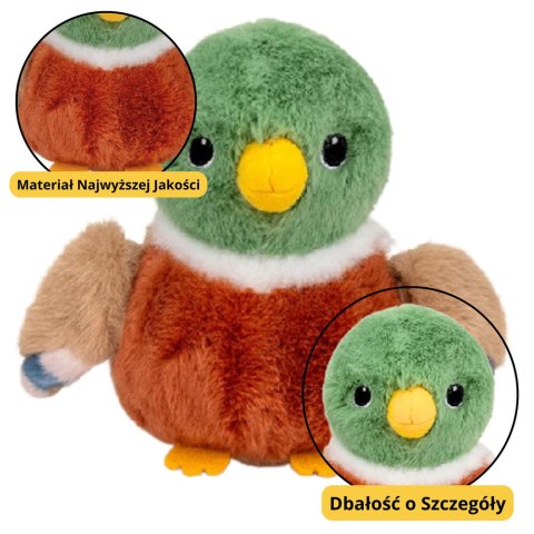 LEAN Toys Pluszowa Maskotka Przytulanka Ptak Pluszowy Mała Kaczka 12cm LEAN Toys Pluszowa Maskotka Przytulanka Ptak Pluszowy Mała Kaczka 12cm