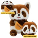 LEAN Toys Pluszowa Maskotka Przytulanka Szop Z Żołędziem 23cm