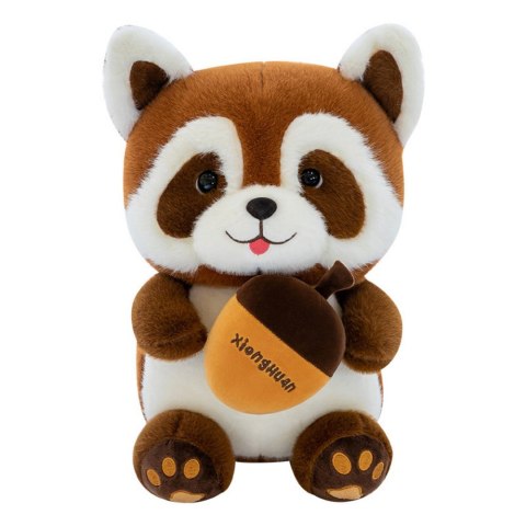 LEAN Toys Pluszowa Maskotka Przytulanka Szop Z Żołędziem 23cm LEAN Toys Pluszowa Maskotka Przytulanka Szop Z Żołędziem 23cm