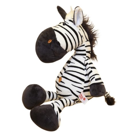 LEAN Toys Pluszowa Maskotka Przytulanka Zebra Biało Czarna 25cm LEAN Toys Pluszowa Maskotka Przytulanka Zebra Biało Czarna 25cm