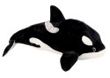 LEAN Toys Pluszowa Orka Maskotka Przytulanka 50cm Czarny