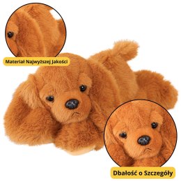 LEAN Toys Pluszowy Piesek Cocker Spaniel Z Obciążonymi Łapami Brązowy 30cm