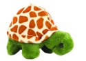 LEAN Toys Pluszowy Żółw 10 cm Brązowy Maskotka Breloczek