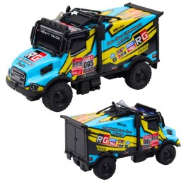 LEAN Toys Samochód Terenowy Napęd Światła Dźwięki Pomarańczowy Niebieski