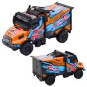LEAN Toys Samochód Terenowy Napęd Światła Dźwięki Pomarańczowy Niebieski
