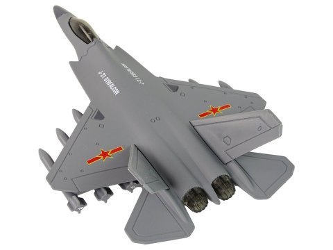 LEAN Toys Samolot Myśliwski Napęd Frykcyjny 1:72 Ciemny Szary LEAN Toys Samolot Myśliwski Napęd Frykcyjny 1:72 Ciemny Szary