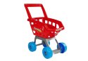 LEAN Toys Zabawkowy Market z Wózkiem Kasa Fiskalna Skaner Artykuły Spożywcze Zakupy