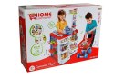 LEAN Toys Zabawkowy Market z Wózkiem Kasa Fiskalna Skaner Artykuły Spożywcze Zakupy