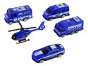 LEAN Toys Zestaw 10 Resoraków Pojazdy Ratownicze Policja Straż
