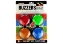 LEAN Toys Zestaw Buzzers 4 Światełka Światło Dźwięk 4 Kolory