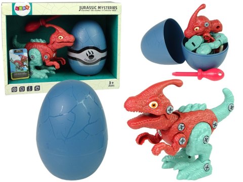 LEAN Toys Zestaw Dinozaur Parasaurolophus z Jajkiem DIY Śrubokręt LEAN Toys Zestaw Dinozaur Parasaurolophus z Jajkiem DIY Śrubokręt