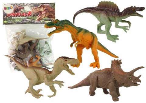 LEAN Toys Zestaw Figurek Dinozaury Park Zwierzęta 4 Szt. LEAN Toys Zestaw Figurek Dinozaury Park Zwierzęta 4 Szt.