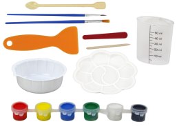LEAN Toys Zestaw Kreatywny Artystyczny Ptaki 3D Gips Farbki