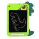 LEAN Toys Znikopis Tablica Do Rysowania Pisania LCD Rysik Dinozaur Zielony
