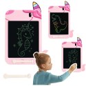 LEAN Toys Znikopis Tablica Do Rysowania Pisania LCD Rysik Jednorożec Różowy