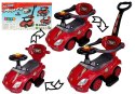 LEAN CARS Jeździk z Pchaczem Mega Car 3w1 Czerwony