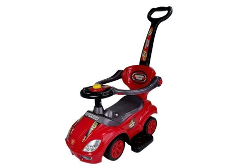 LEAN CARS Jeździk z Pchaczem Mega Car 3w1 Czerwony LEAN CARS Jeździk z Pchaczem Mega Car 3w1 Czerwony