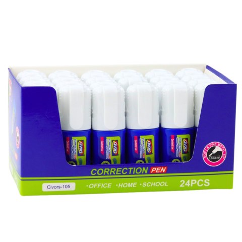 LEAN Korektor W Pisaku Szybkoschnący Szkolny Biurowy 6ml LEAN Korektor W Pisaku Szybkoschnący Szkolny Biurowy 6ml