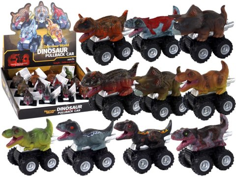 LEAN TOYS Autko Dinozaur z Napędem Frykcyjnym Różne Gatunki Kolory LEAN TOYS Autko Dinozaur z Napędem Frykcyjnym Różne Gatunki Kolory
