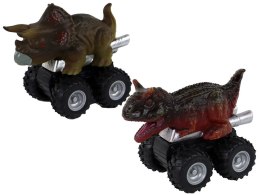LEAN TOYS Autko Dinozaur z Napędem Frykcyjnym Różne Gatunki Kolory