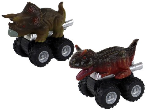 LEAN TOYS Autko Dinozaur z Napędem Frykcyjnym Różne Gatunki Kolory LEAN TOYS Autko Dinozaur z Napędem Frykcyjnym Różne Gatunki Kolory
