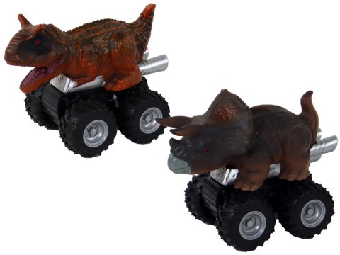 LEAN TOYS Autko Dinozaur z Napędem Frykcyjnym Różne Gatunki Kolory LEAN TOYS Autko Dinozaur z Napędem Frykcyjnym Różne Gatunki Kolory
