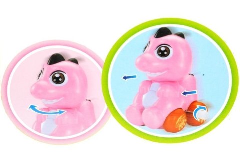 LEAN TOYS Auto Dinozaur W Jajku Dino Autko Nakręcany LEAN TOYS Auto Dinozaur W Jajku Dino Autko Nakręcany