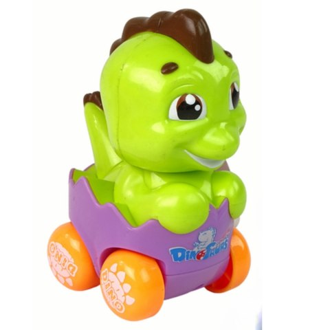 LEAN TOYS Auto Dinozaur W Jajku Dino Autko Nakręcany LEAN TOYS Auto Dinozaur W Jajku Dino Autko Nakręcany