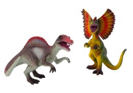LEAN TOYS Figurki Dinozaurów Spinozaur Dilofozaur Zestaw 2el