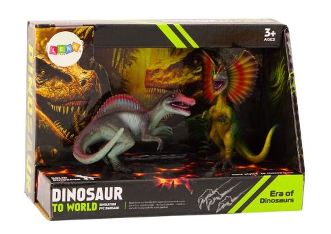 LEAN TOYS Figurki Dinozaurów Spinozaur Dilofozaur Zestaw 2el LEAN TOYS Figurki Dinozaurów Spinozaur Dilofozaur Zestaw 2el