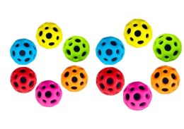 LEAN TOYS Piłeczka Świecąca Do Odbijania Ugniatania z Wgłębieniami 6cm