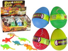 LEAN TOYS Wykluwające się Magiczne Jajko Dinozaura Rosnące 6 cm Kolorowe
