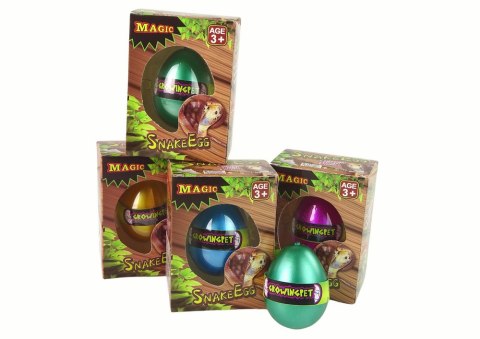 LEAN TOYS Wykluwające się Rosnące Magiczne Jajko Węże 6cm LEAN TOYS Wykluwające się Rosnące Magiczne Jajko Węże 6cm
