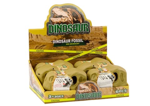 LEAN TOYS Zestaw Wykopalisk Archeologiczny Dinozaury Skamieniałości Czaszka LEAN TOYS Zestaw Wykopalisk Archeologiczny Dinozaury Skamieniałości Czaszka