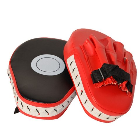 LEAN Tarcza Treningowa Rękawica Pad Kick Boxing Łapa Trenera Czerwona LEAN Tarcza Treningowa Rękawica Pad Kick Boxing Łapa Trenera Czerwona