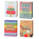 LEAN Torba Prezentowa Urodzinowa Happy Birthday 23 x 18 x 10cm