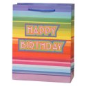 LEAN Torba Prezentowa Urodzinowa Happy Birthday 23 x 18 x 10cm