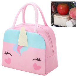 LEAN Torba Termiczna Izolacyjna Śniadaniowa Lunch Bag Jednorożec 23cm
