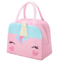 LEAN Torba Termiczna Izolacyjna Śniadaniowa Lunch Bag Jednorożec 23cm