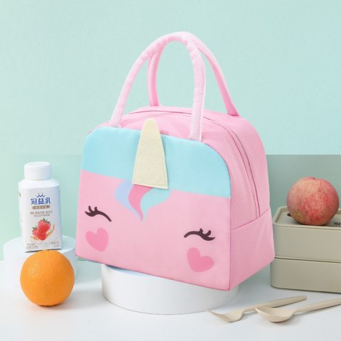 LEAN Torba Termiczna Izolacyjna Śniadaniowa Lunch Bag Jednorożec 23cm LEAN Torba Termiczna Izolacyjna Śniadaniowa Lunch Bag Jednorożec 23cm