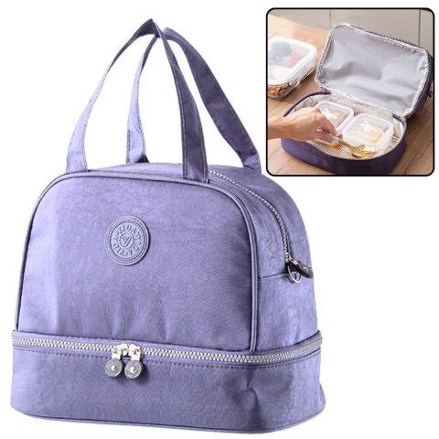 LEAN Torba Termiczna Izolacyjna Śniadaniowa Pas z Regulacją Fioletowa 27cm LEAN Torba Termiczna Izolacyjna Śniadaniowa Pas z Regulacją Fioletowa 27cm