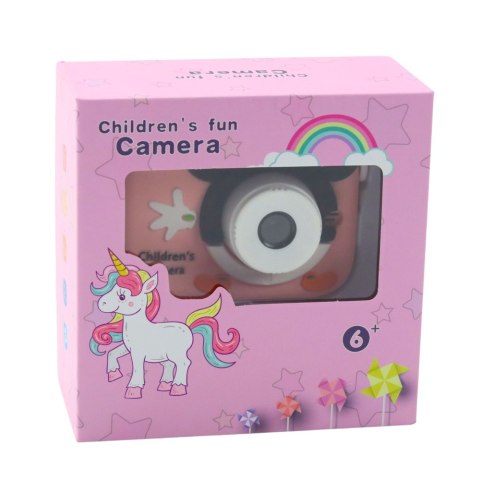 LEAN Toys Aparat Cyfrowy Dla Dzieci Myszka Różowy 48Mpx HD 1080P LEAN Toys Aparat Cyfrowy Dla Dzieci Myszka Różowy 48Mpx HD 1080P