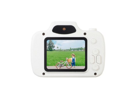 LEAN Toys Aparat Dla Dzieci Zdjęcia Nagrywanie Gry Karta Pamięci 64GB Biały LEAN Toys Aparat Dla Dzieci Zdjęcia Nagrywanie Gry Karta Pamięci 64GB Biały