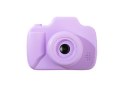 LEAN Toys Aparat Dla Dzieci Zdjęcia Nagrywanie Gry Karta Pamięci 64GB Fioletowy