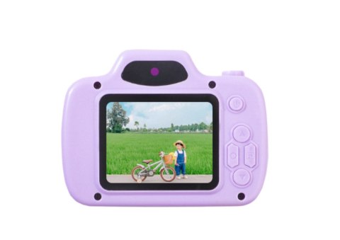 LEAN Toys Aparat Dla Dzieci Zdjęcia Nagrywanie Gry Karta Pamięci 64GB Fioletowy LEAN Toys Aparat Dla Dzieci Zdjęcia Nagrywanie Gry Karta Pamięci 64GB Fioletowy