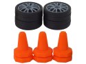 LEAN Toys Autko Sportowe Zdalnie Sterowane R/C 1:24 Czarne Wymienne Koła