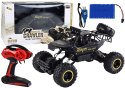 LEAN Toys Auto Terenowe Zdalnie Sterowane RC 1:12 Czarne 4x4 2.4GHz