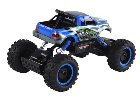 LEAN Toys Auto Terenowe Zdalnie Sterowane RC 1:14 2.4G Niebieskie LEAN Toys Auto Terenowe Zdalnie Sterowane RC 1:14 2.4G Niebieskie