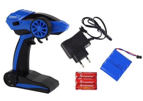 LEAN Toys Auto Terenowe Zdalnie Sterowane RC 1:14 2.4G Niebieskie LEAN Toys Auto Terenowe Zdalnie Sterowane RC 1:14 2.4G Niebieskie